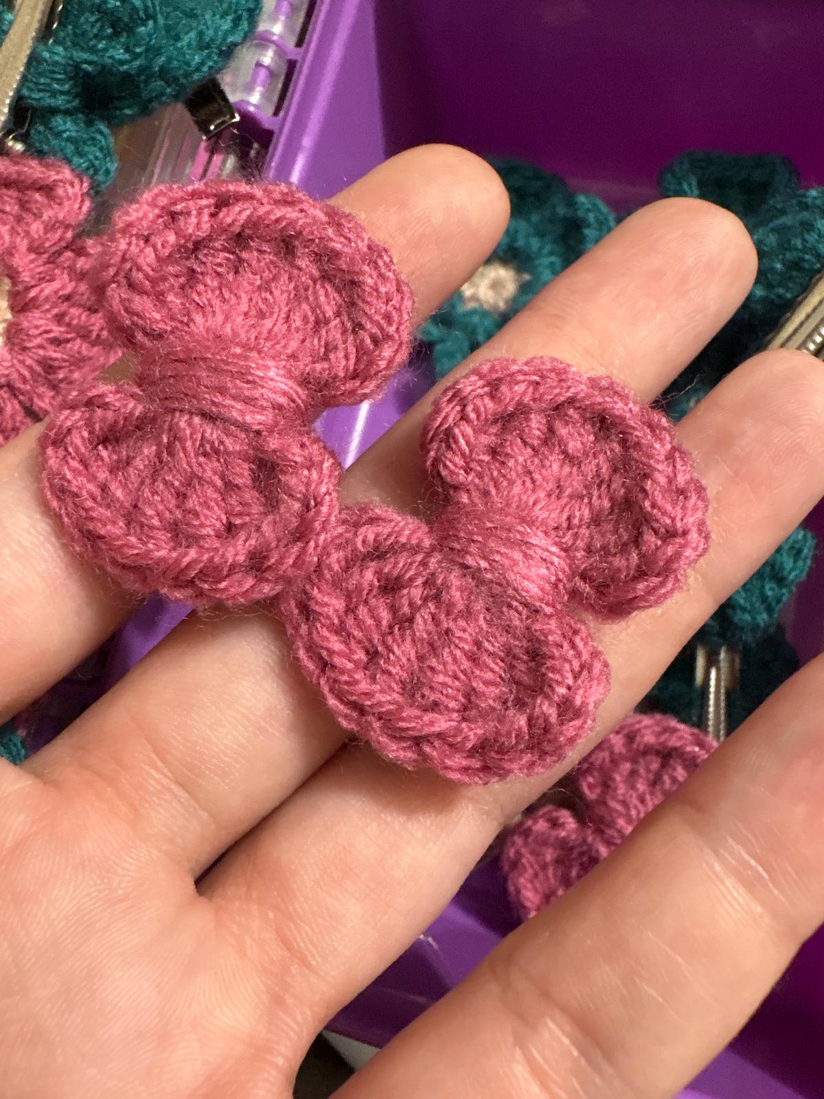 Pinches de lasos para el cabello