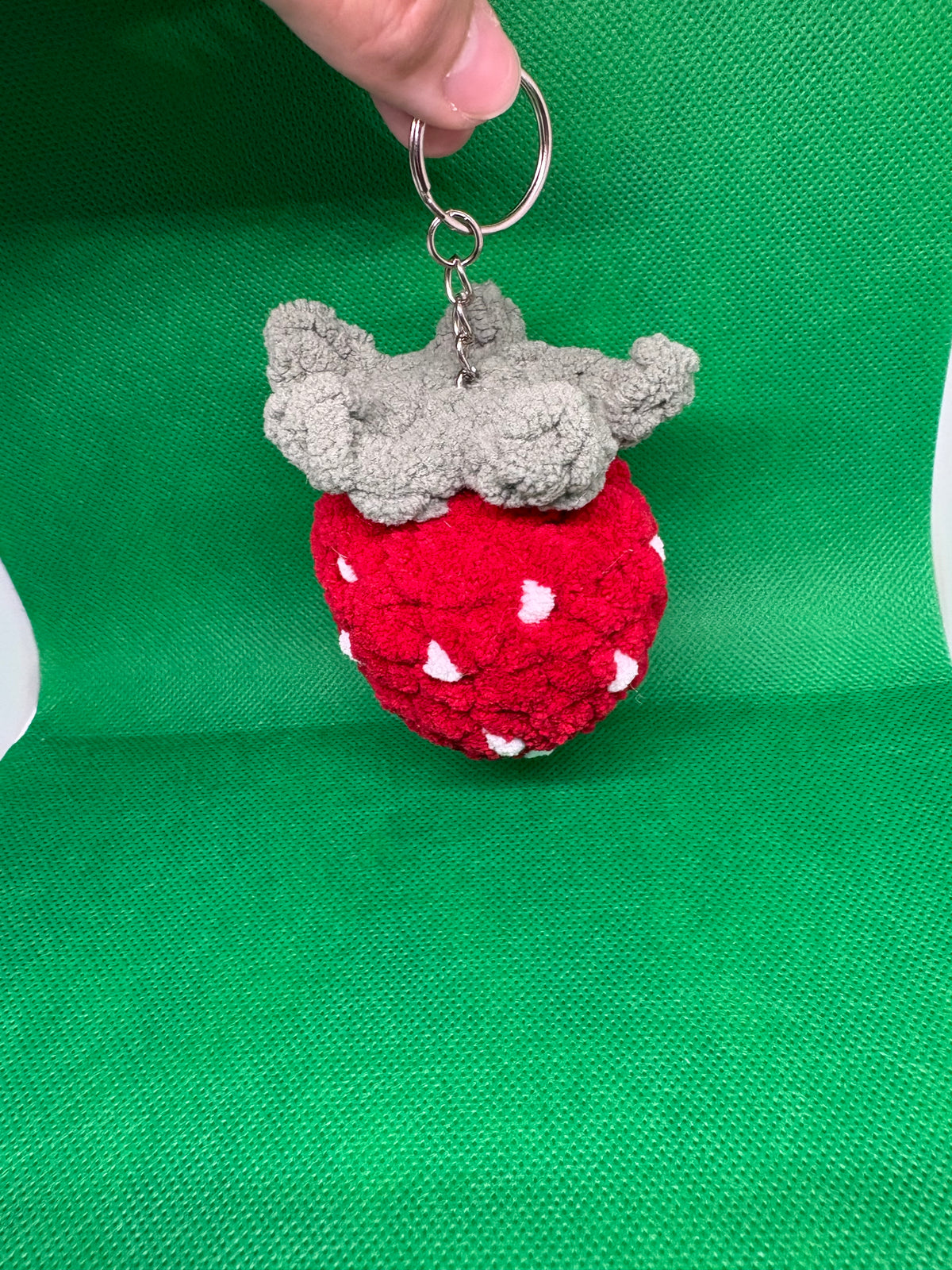 Fluffy Llavero De Fresa